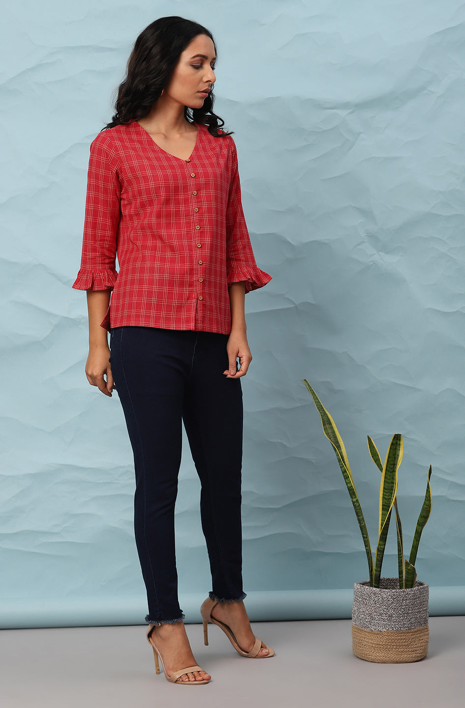 Red Cotton Top