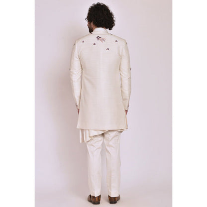 Jatin Malik Ivory Contemporary Jacket (Set of 3)