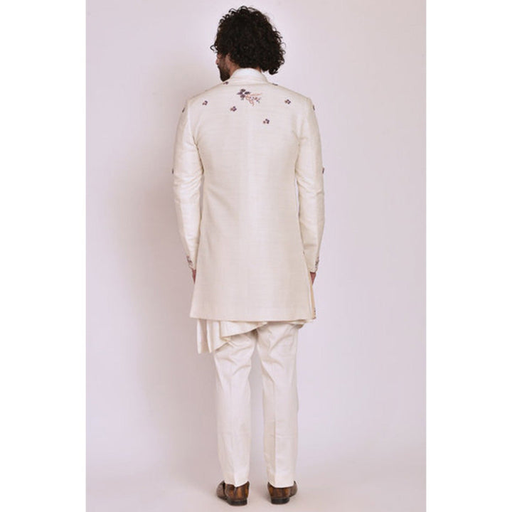 Jatin Malik Ivory Contemporary Jacket (Set Of 3)