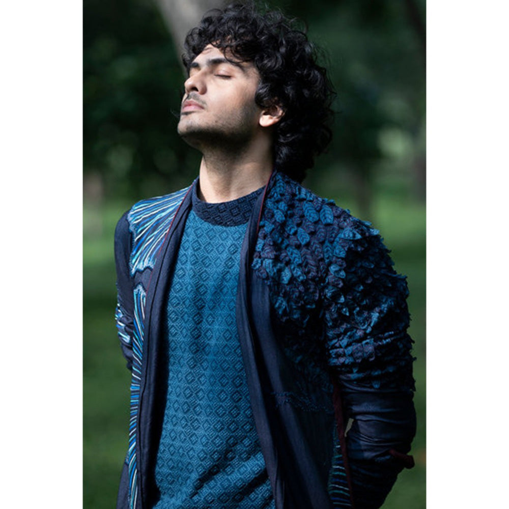 Jatin Malik Concept Look Long Jacket (Set of 3)