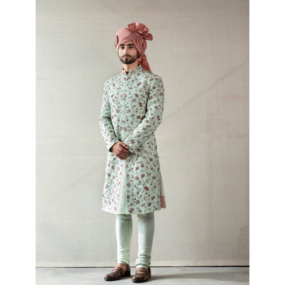 Jatin Malik Duckegg Sherwani (Set of 5)