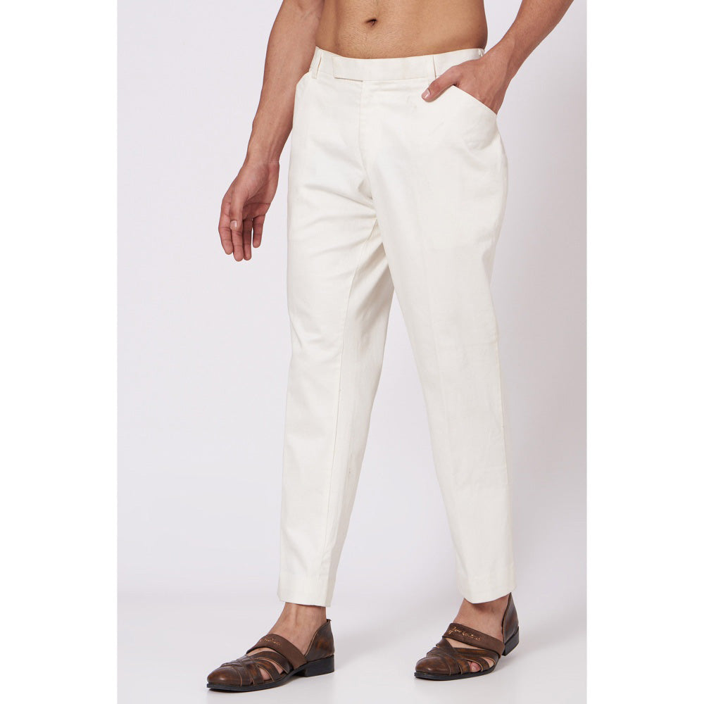 Jatin Malik Mustard Short Kurta (Set of 2)