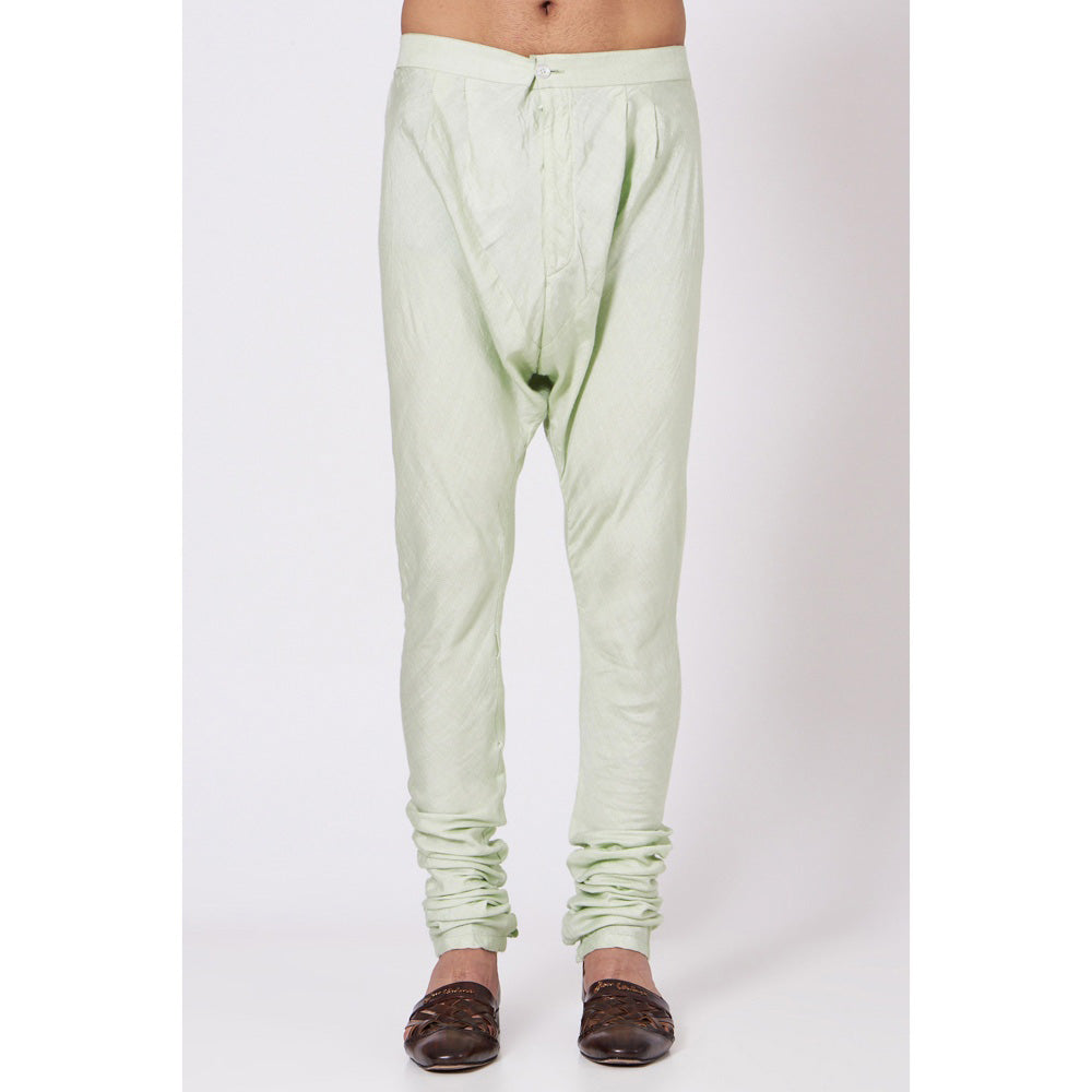 Jatin Malik Duckegg Green Sherwani (Set of 4)