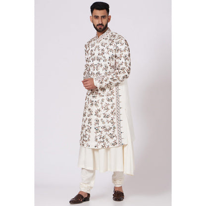 Jatin Malik Fleur Bloom Sherwani (Set of 4)