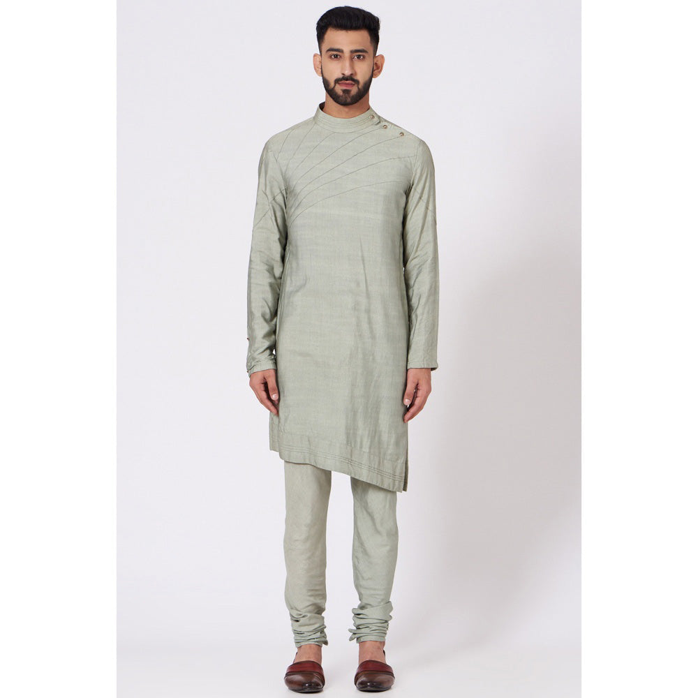 Jatin Malik The Monotone Affaire Sherwani (Set of 4)