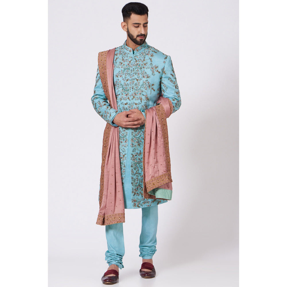 Jatin Malik The Seventh Heaven Sherwani (Set of 4)