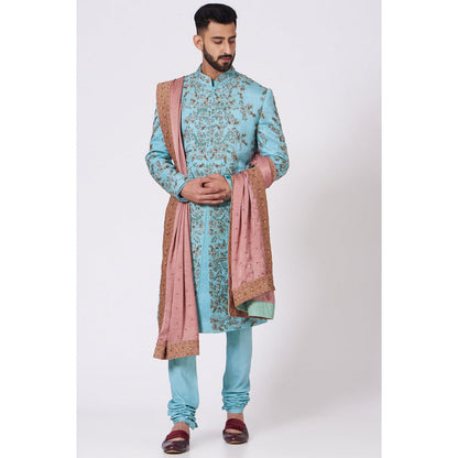 Jatin Malik The Seventh Heaven Sherwani (Set of 4)