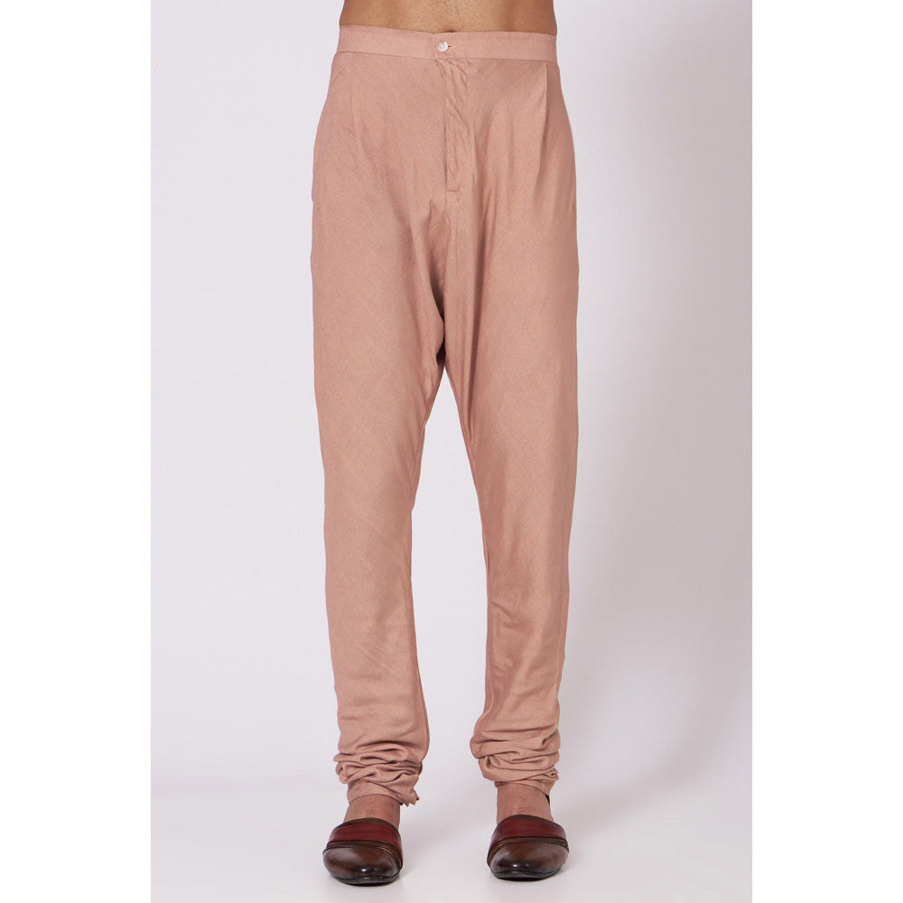 Jatin Malik Champagne Plush Sherwani (Set of 4)