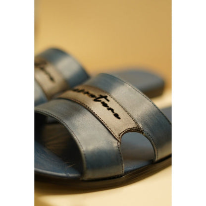 Jatin Malik JMC Handmade Teal Slides