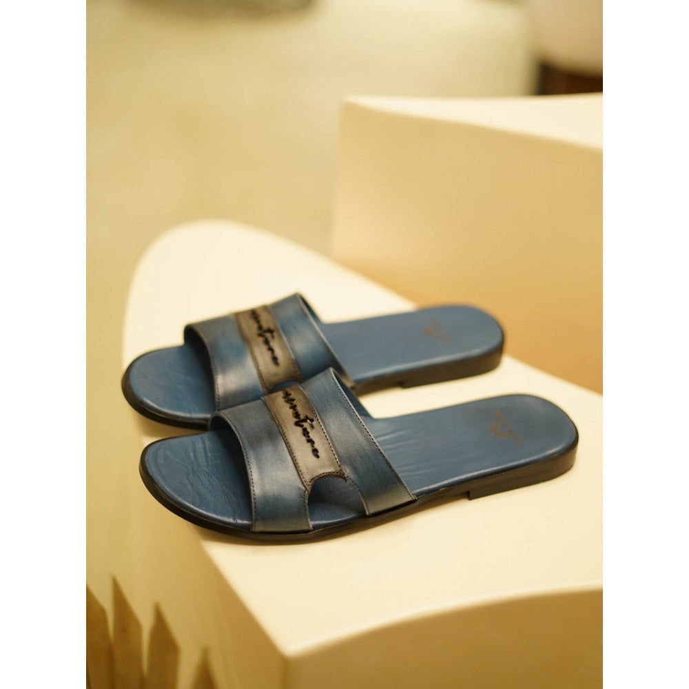 Jatin Malik JMC Handmade Teal Slides