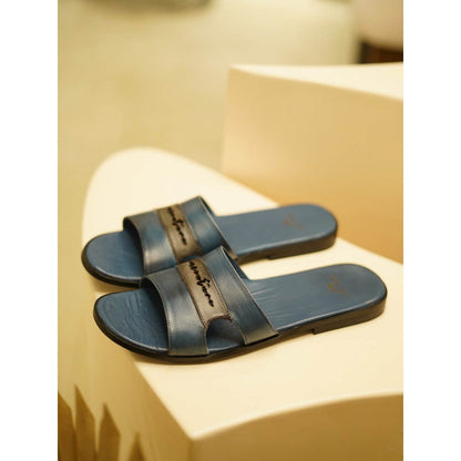 Jatin Malik JMC Handmade Teal Slides