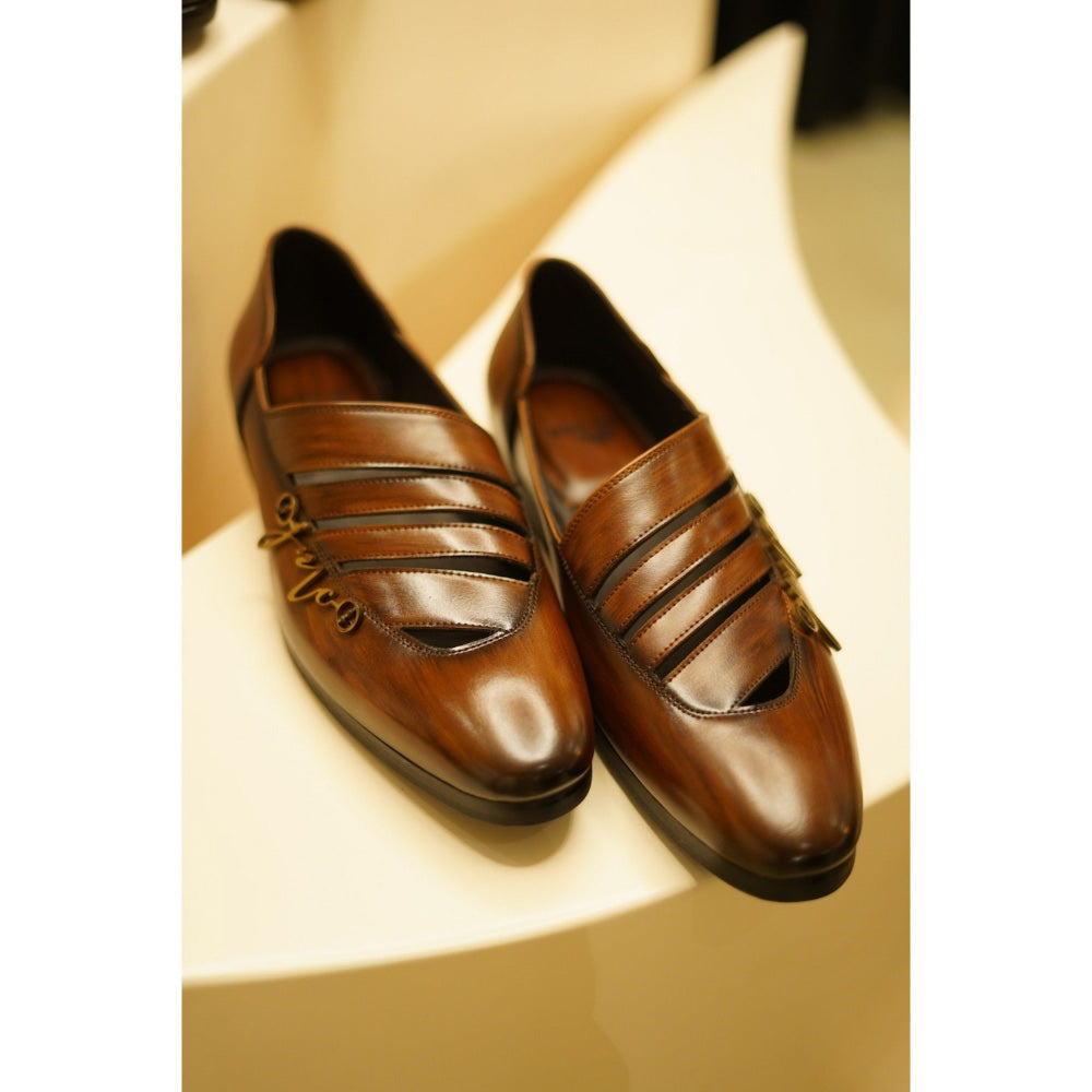 Jatin Malik JMC Dark Brown Guitar Shoes