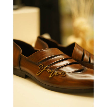 Jatin Malik JMC Dark Brown Guitar Shoes