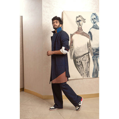 Jatin Malik Jmc Overcoat (Set of 3)