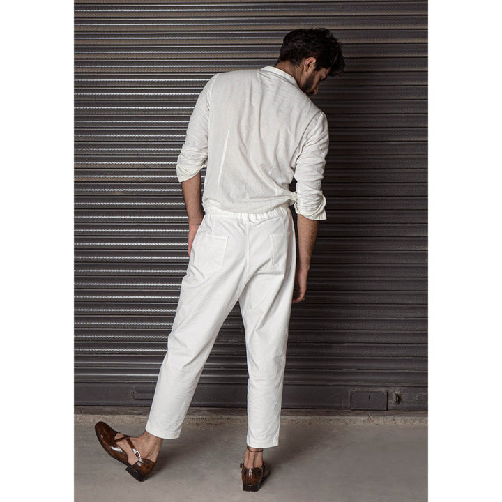 Jatin Malik The Chawk White Shirt (Set Of 2)(Xs)