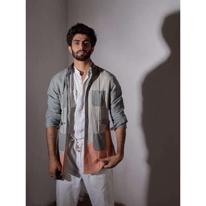 Jatin Malik Jumbled Overshirt (Set of 3)