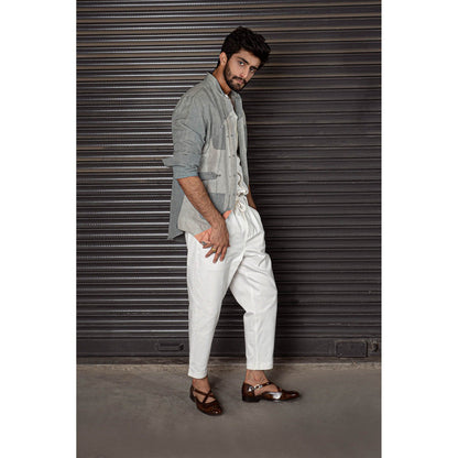 Jatin Malik Jumbled Overshirt (Set of 3)