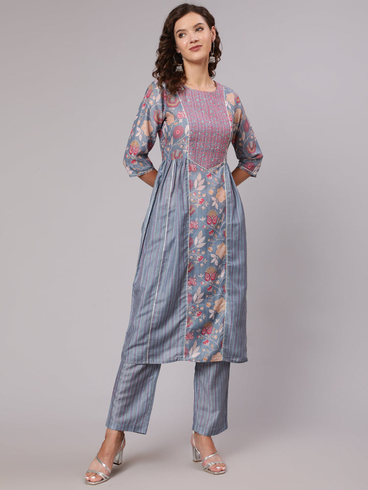 Ethnic wear kurta With Pant & Dupatta For Women