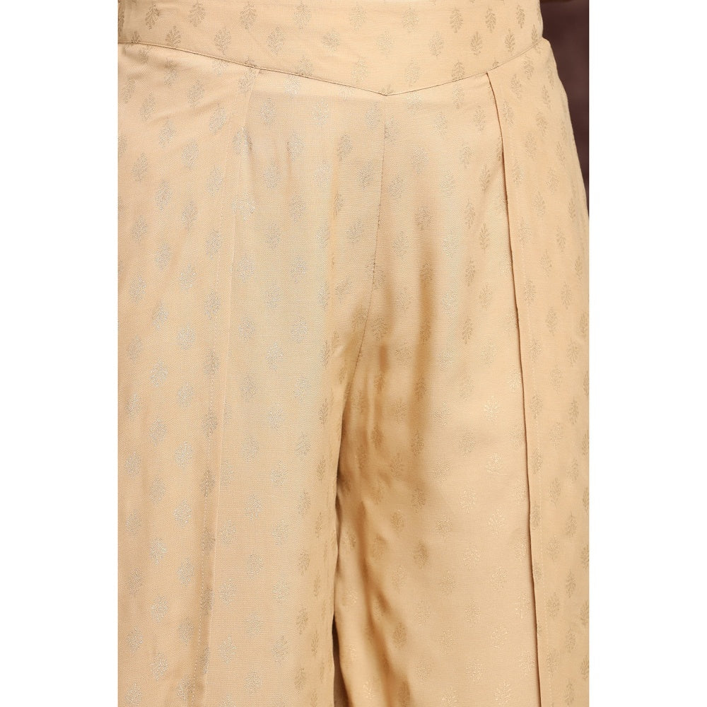 Juniper Gold Rayon Printed Dhoti Pants