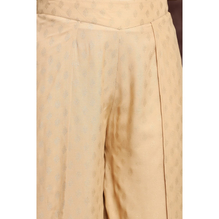 Juniper Gold Rayon Printed Dhoti Pants