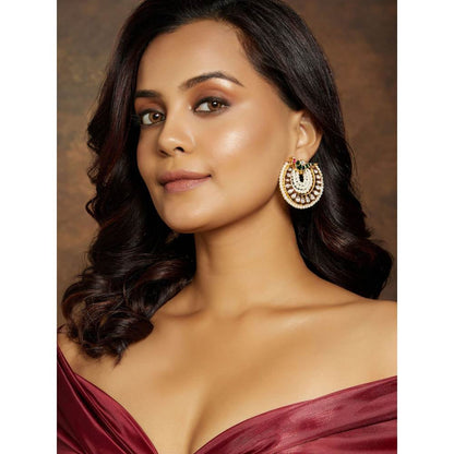 Joules By Radhika Bespoke Polki Earrings