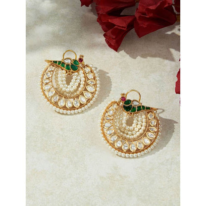 Joules By Radhika Bespoke Polki Earrings