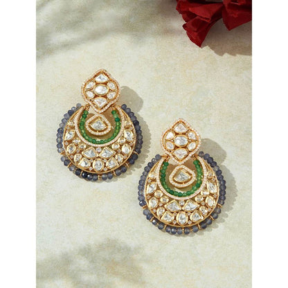 Joules By Radhika Multi-Color Chand baali Earrings