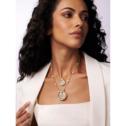 Joules By Radhika Classic Pearl Dainty Necklace