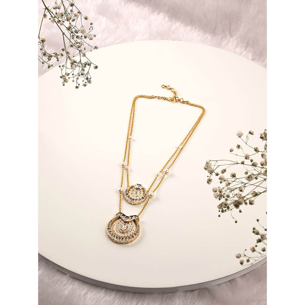 Joules By Radhika Classic Pearl Dainty Necklace