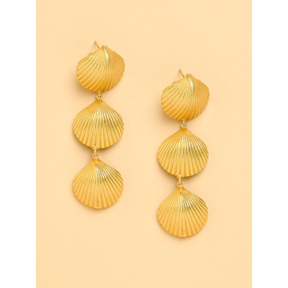 Joules By Radhika Sea Shells Drop Earrings