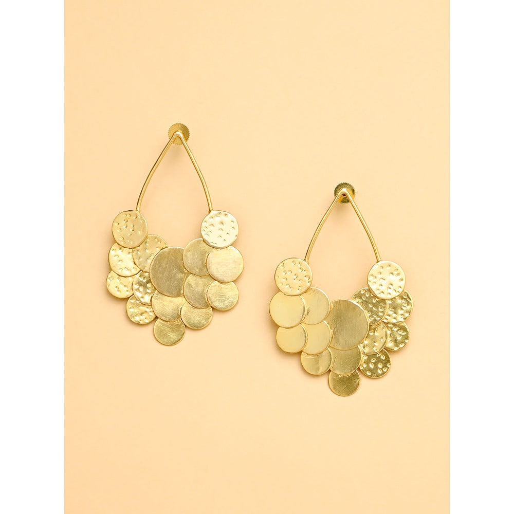 Joules By Radhika Cherry Drops Gold Earrings