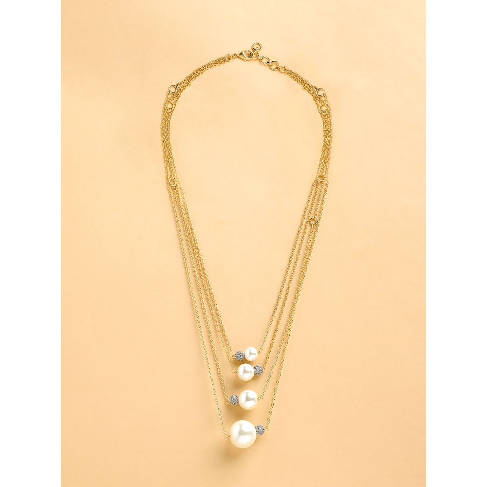 Joules By Radhika Multi-Layer Pearl Necklace