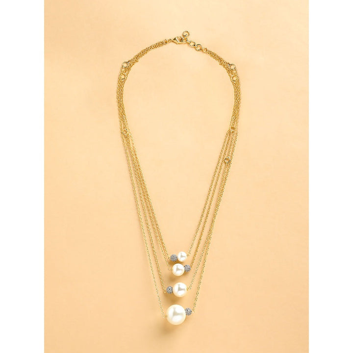 Joules By Radhika Multi-Layer Pearl Necklace