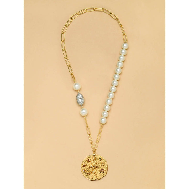 Joules By Radhika Pearl AQUARIUS Celestial Necklace