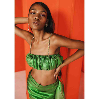 JULY ISSUE Green Nora Matching Co-ord (Set of 2)