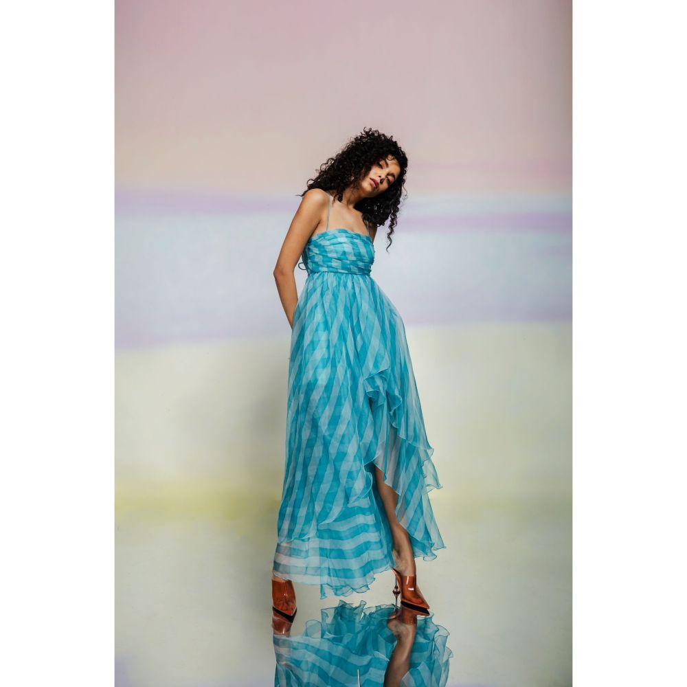 JULY ISSUE Blue Aiko Dress