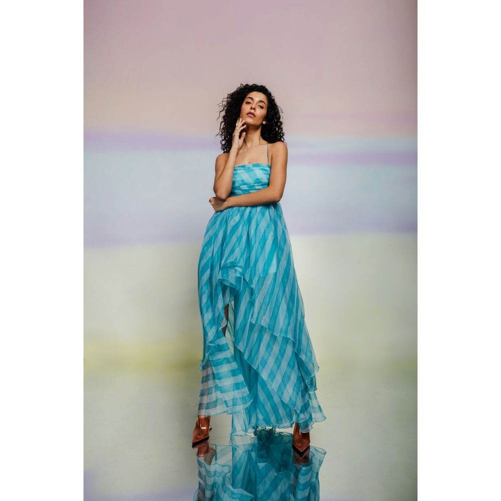 JULY ISSUE Blue Aiko Dress