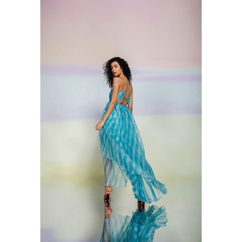 JULY ISSUE Blue Aiko Dress