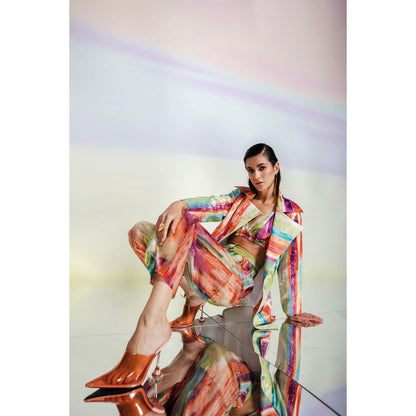 JULY ISSUE Multicolour Xena Co-Ord (Set of 3)