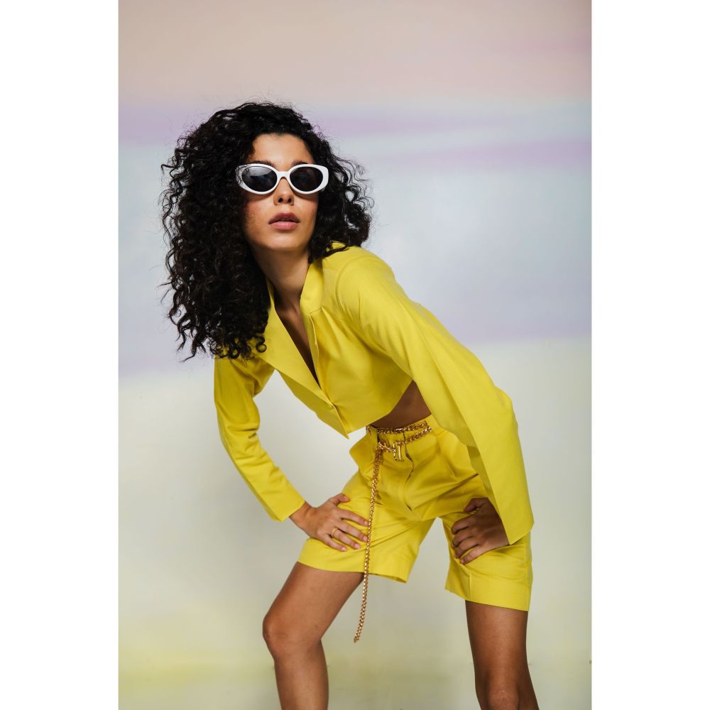 JULY ISSUE Yellow Kala Co-Ord (Set of 3)