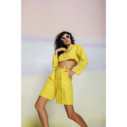 JULY ISSUE Yellow Kala Co-Ord (Set of 3)