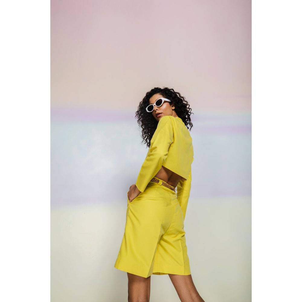 JULY ISSUE Yellow Kala Co-Ord (Set of 3)