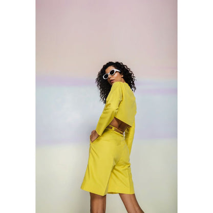JULY ISSUE Yellow Kala Co-Ord (Set of 3)