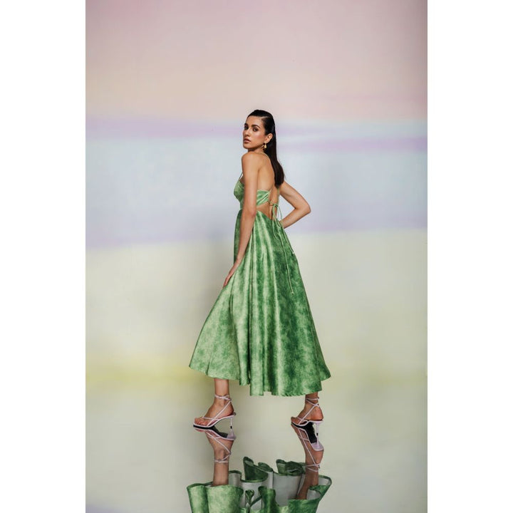 JULY ISSUE Green Tara Dress