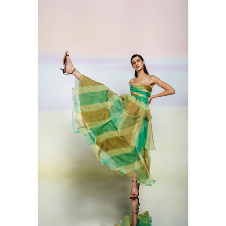 JULY ISSUE Green Arica Dress