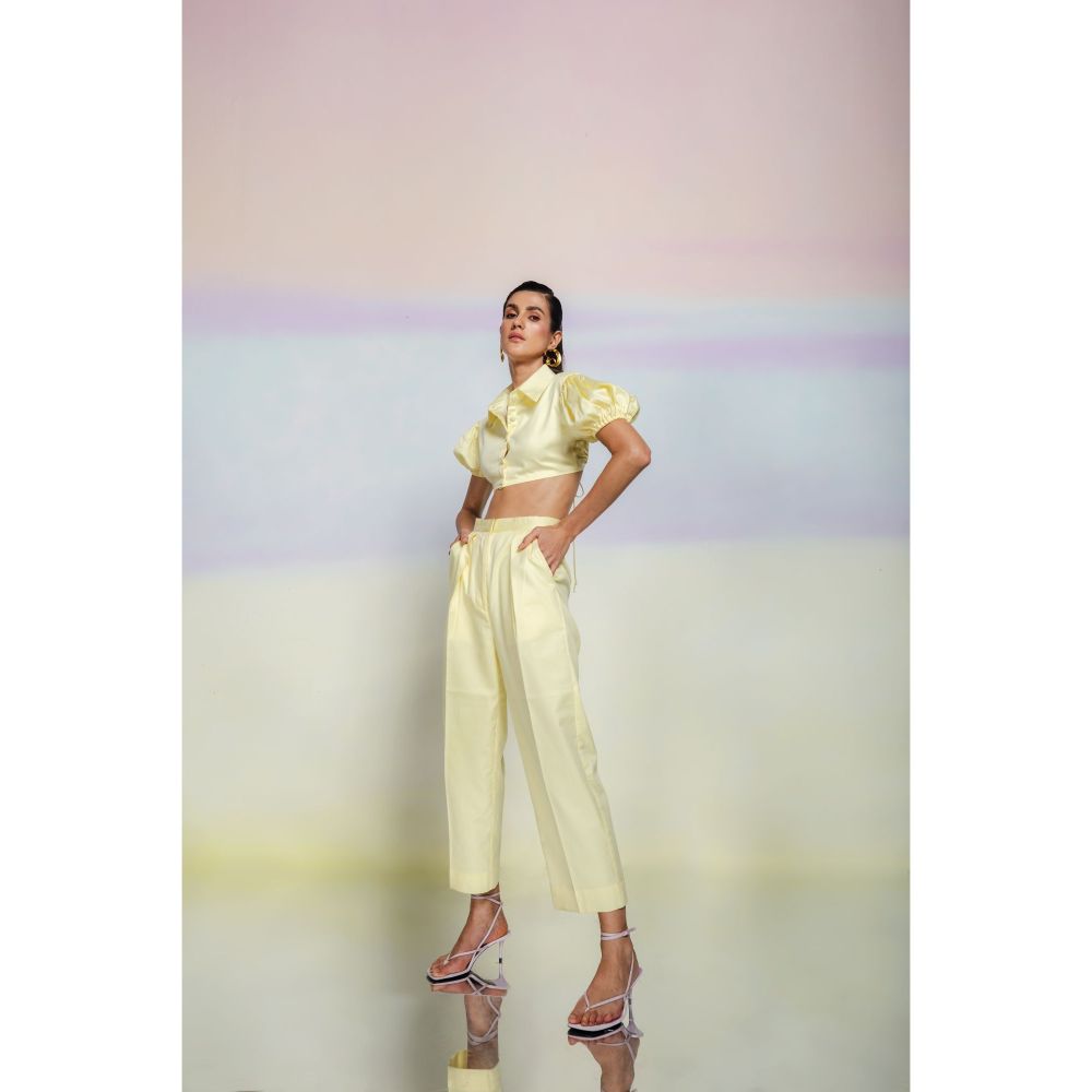 JULY ISSUE Yellow Molly Co-Ord (Set of 2)