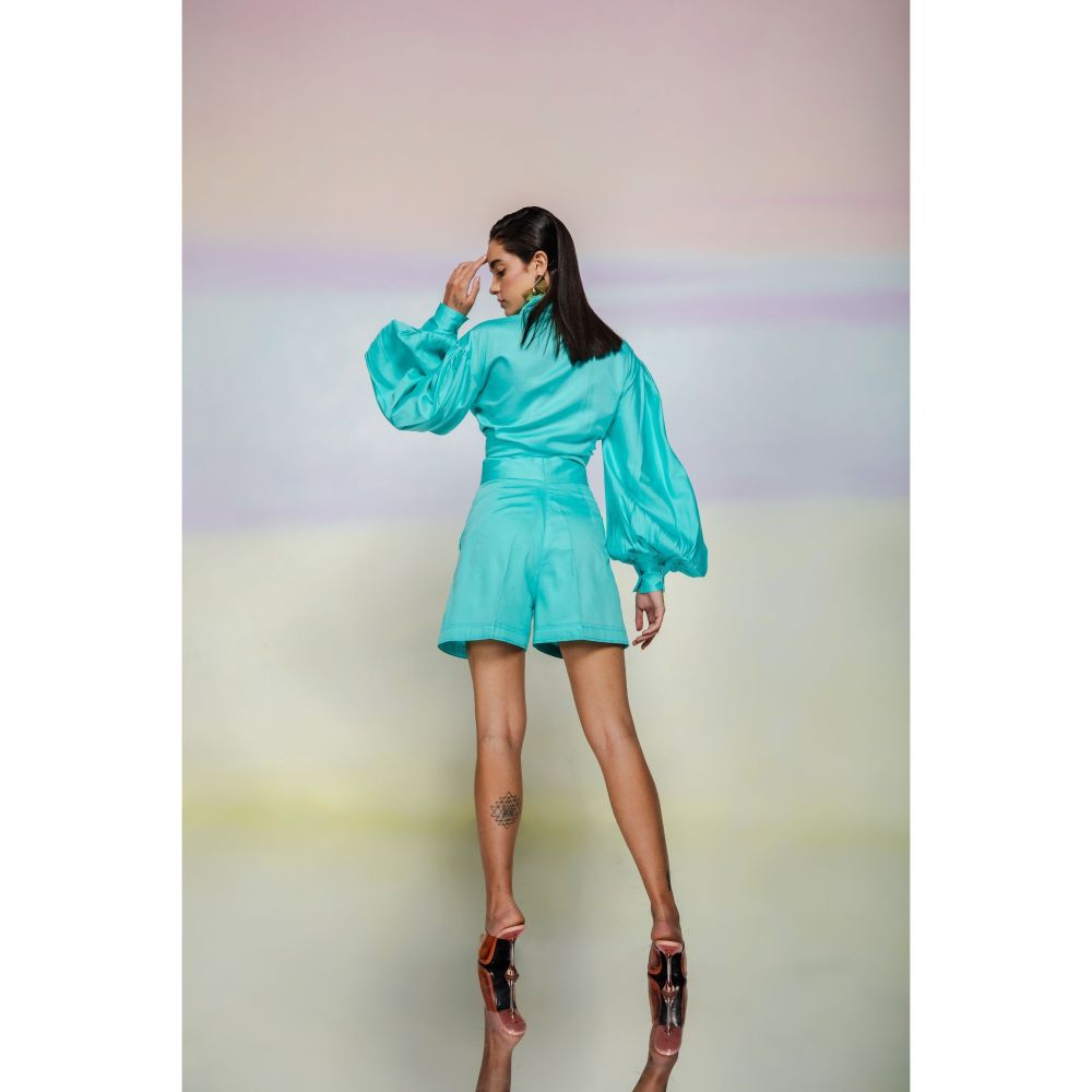 JULY ISSUE Turquoise Holly Co-Ord (Set of 2)