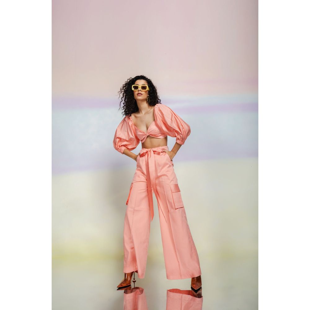 JULY ISSUE Peach Elli Co-Ord 01 (Set of 2)