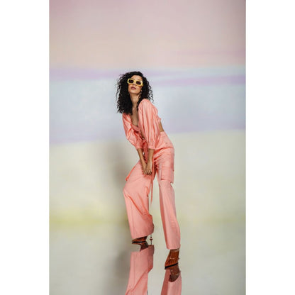 JULY ISSUE Peach Elli Co-Ord 01 (Set of 2)