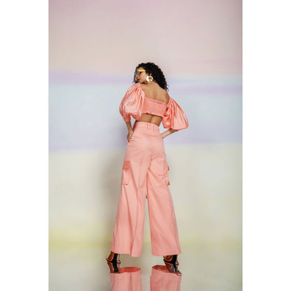 JULY ISSUE Peach Elli Co-Ord 01 (Set of 2)